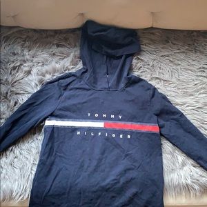 Hooded Tommy Hilfiger long sleeve tee shirt